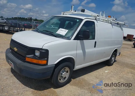 2016 Chevrolet Express 2500 Work Van из США, поврежденный, VIN 1GCWGAFF5G1337128